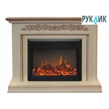 Fireplace Realflame Leticia 26 WT b MoonBlaze S LUX Black 