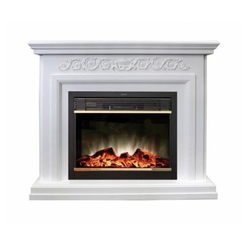 Fireplace Realflame Leticia 26 WT MoonBlaze S LUX Brass 