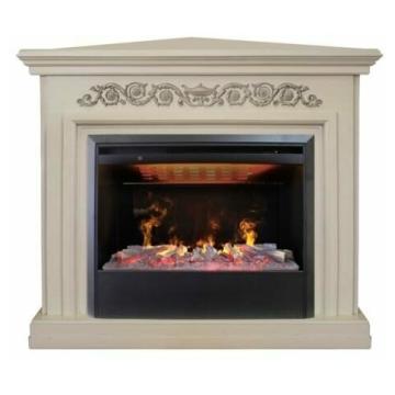 Fireplace Realflame Leticia Corner 26 WT b 3D Helios 26 SBG 