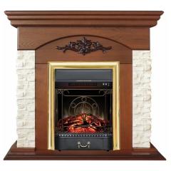 Fireplace Realflame Neapolis NT-315 Majestic Lux Brass