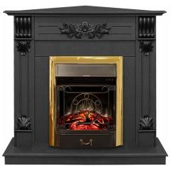 Fireplace Realflame Ottawa DN corner Majestic S Lux Brass