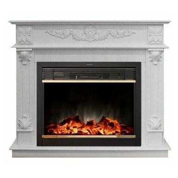 Fireplace Realflame Philadelphia 25 5/26 WT MoonBlaze S LUX Brass 