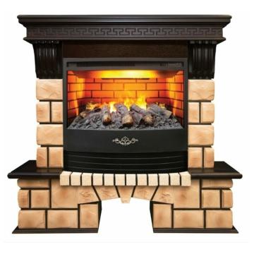 Fireplace Realflame Stone Brick 25 AO 3D Firestar 25 5 