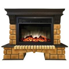Fireplace Realflame Stone Brick 26 AO с Moonblaze Lux BL S