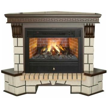 Fireplace Realflame Stone Corner 26 AO 3D Novara 26 