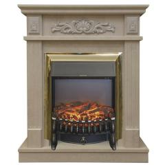 Fireplace Realflame Adelaida WT с Fobos Lux S BR