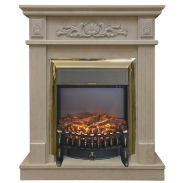 Fireplace Realflame Adelaida WT с Fobos Lux S BR 