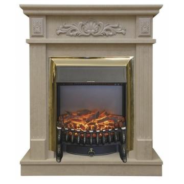 Fireplace Realflame Adelaida WT с Fobos Lux S BR 