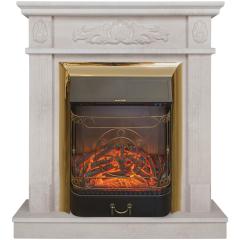 Fireplace Realflame Adelaida WT с Majestic Lux S BR