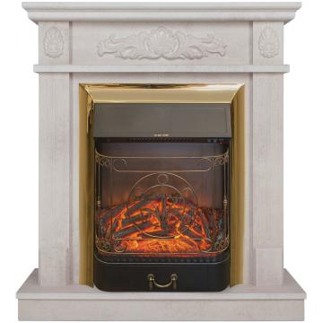 Fireplace Realflame Adelaida WT с Majestic Lux S BR 