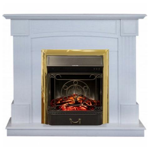 Fireplace Realflame Andrea Majestic Lux Brass WT-F513 