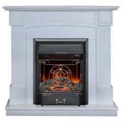 Fireplace Realflame Andrea WT с Majestic Lux S BL