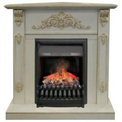 Fireplace Realflame Anita corner WT g с Oregan 3D