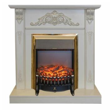 Fireplace Realflame Anita WT с Fobos S LUX BR 