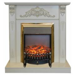 Fireplace Realflame Anita WT Fobos Lux Brass