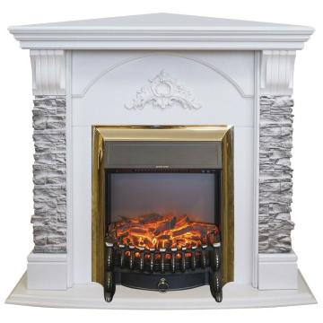 Fireplace Realflame Athena Corner WT GR с Fobos Lux S BR 