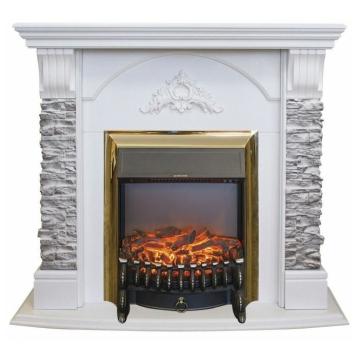 Fireplace Realflame Athena GR WT с Fobos S BR 