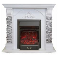 Fireplace Realflame Athena GR WT с Majestic Lux BL SR