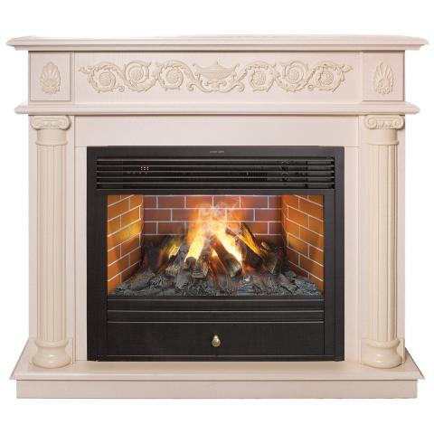 Fireplace Realflame Attica WT c 3D Novara 