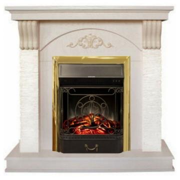 Fireplace Realflame Corfino Majestic Lux Brass /бежевый 