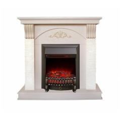 Fireplace Realflame Corfino WT с Fobos Lux BR S/BL S