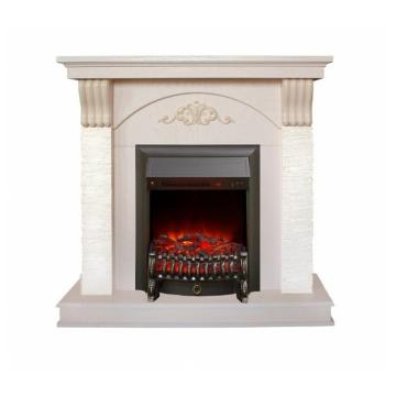 Fireplace Realflame Corfino WT с Fobos Lux BR S/BL S 