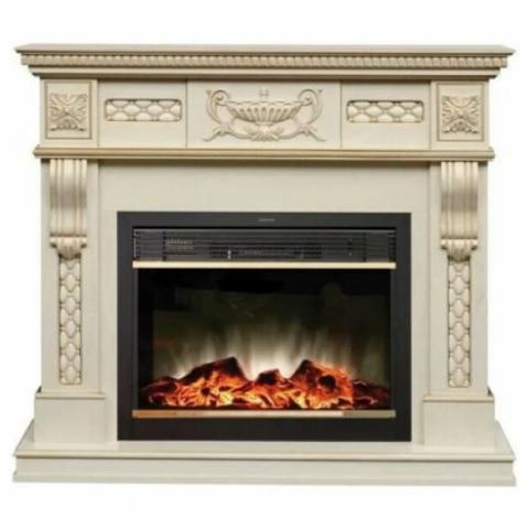 Fireplace Realflame Corsica Lux Moonblaze Lux Brass WT-619G 