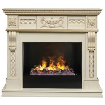 Fireplace Realflame Corsica Lux WT 3D Cassette 630 Black 