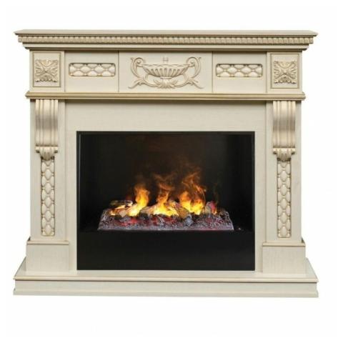 Fireplace Realflame Corsica Lux WT 3D Cassette 630 Black 