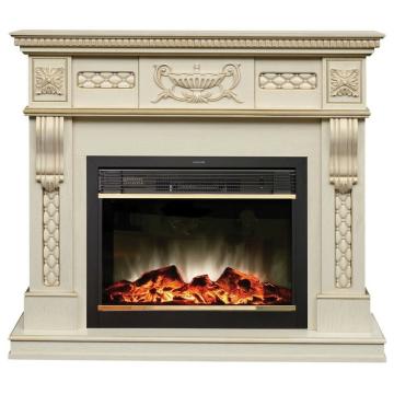 Fireplace Realflame Corsica Lux WT с Moonblaze LUX BR 