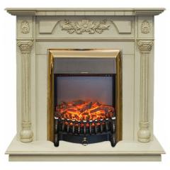 Fireplace Realflame Dacota Fobos Lux Brass WT-614