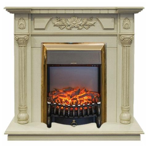 Fireplace Realflame Dacota Fobos Lux Brass WT-614 