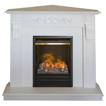 Fireplace Realflame Dominica Corner WT c 3D Olympic 