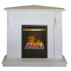 Fireplace Realflame Dominica Corner WT c 3D Olympic