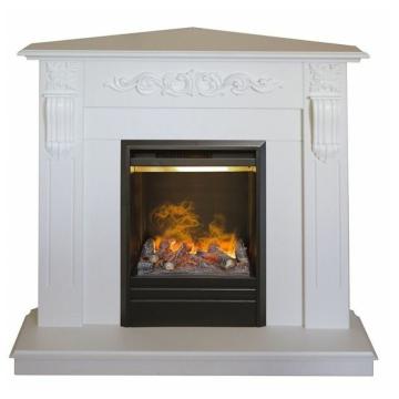 Fireplace Realflame Dominica Corner WT c 3D Olympic 