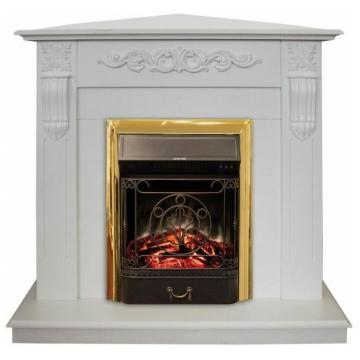 Fireplace Realflame Dominica Corner WT c Majestic S Lux 