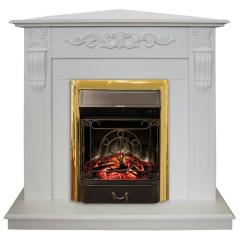 Fireplace Realflame Dominica Corner WT c Majestic S Lux