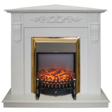 Fireplace Realflame Dominica Corner WT Fobos Lux BR S 