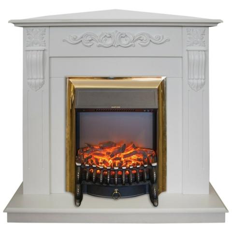 Fireplace Realflame Dominica Corner WT Fobos Lux BR S 