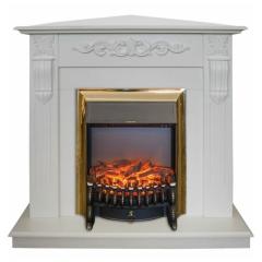 Fireplace Realflame Dominica Corner WT Fobos Lux BR S