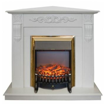 Fireplace Realflame Dominica Corner WT Fobos Lux BR S 