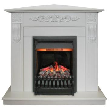 Fireplace Realflame Dominica Corner WT с Oregan 3D 