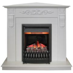 Fireplace Realflame Dominica Corner WT с Oregan 3D