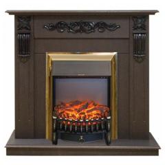 Fireplace Realflame Dominica Fobos Lux Brass DN-F817