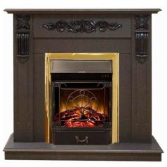 Fireplace Realflame Dominica Majestic Lux Brass DN-F817
