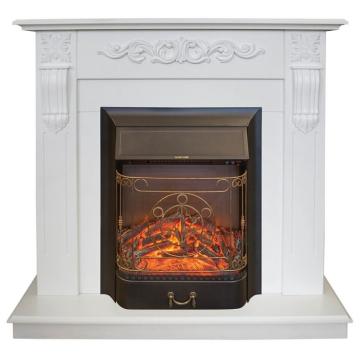 Fireplace Realflame Dominica WT Majestic LUX BL AG 