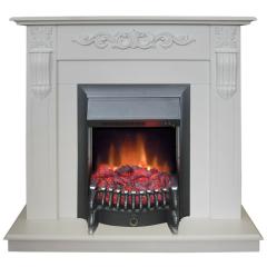 Fireplace Realflame Dominica WT с Fobos s Lux BL