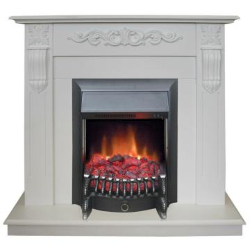 Fireplace Realflame Dominica WT с Fobos s Lux BL 