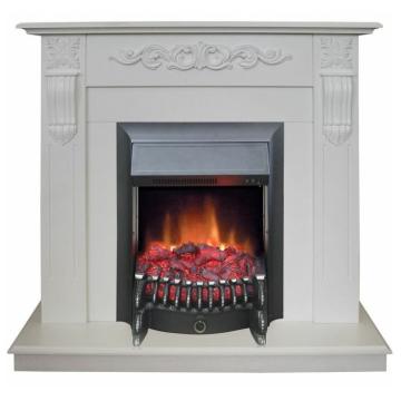 Fireplace Realflame Dominica WT с Fobos s Lux BL 