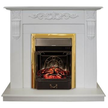 Fireplace Realflame Dominica WT с Majestic S BR 